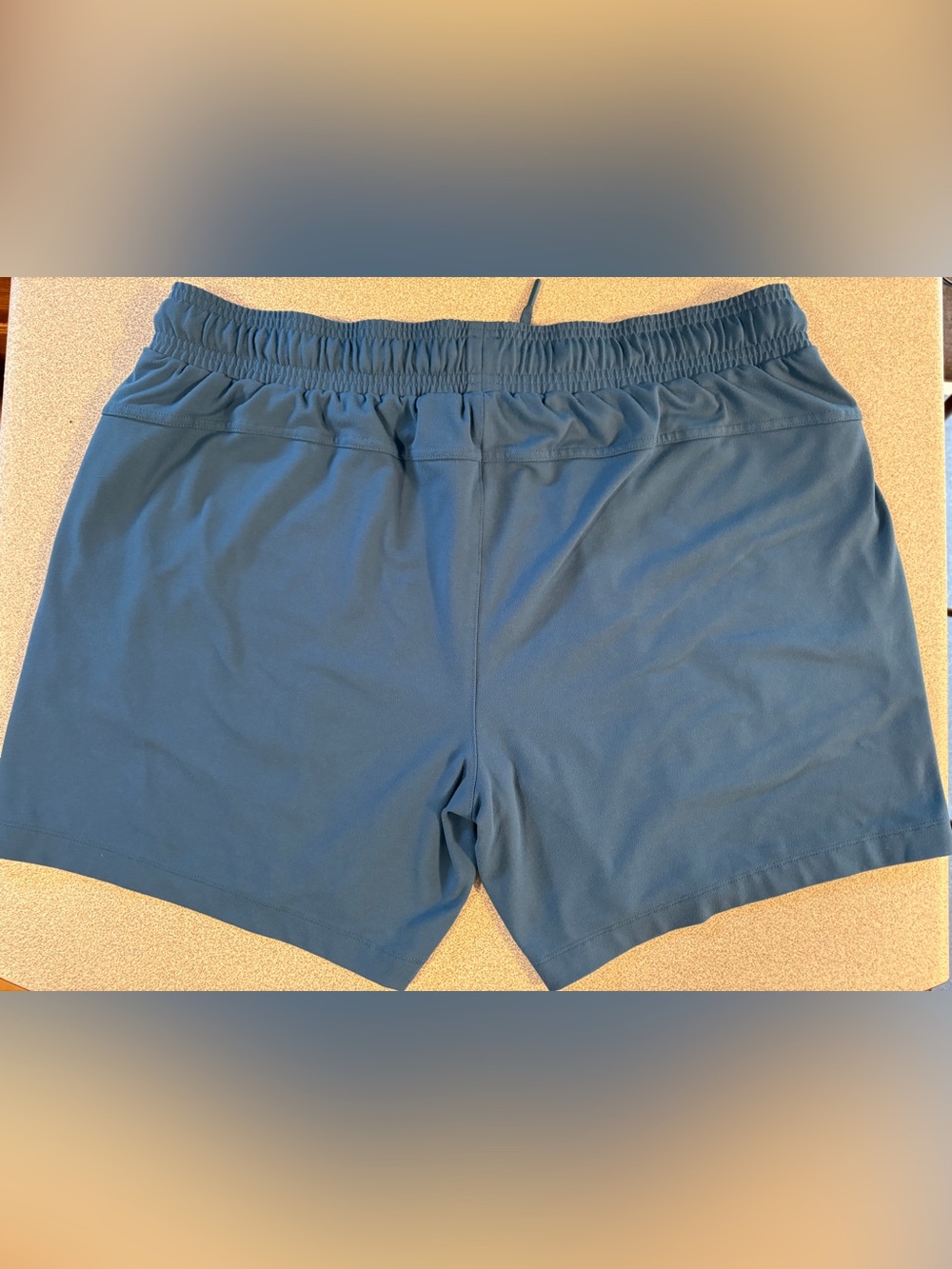 Mondetta Women’s Athletic Drawstring Shorts in Slate Blue